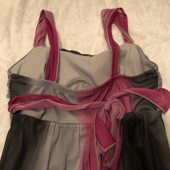 Multi coloured dress / prom wedding grad - Picture 5 of 6